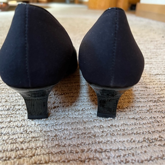 Amalfi black dress pointed shoe - Picture 4 of 4